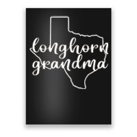 Longhorn Grandma Bella Poster