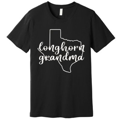 Longhorn Grandma Bella Premium T-Shirt