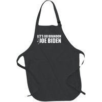 Let's Go Brandon F Joe Biden Funny Full-Length Apron With Pockets