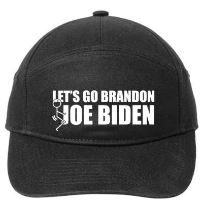 Let's Go Brandon F Joe Biden Funny 7-Panel Snapback Hat
