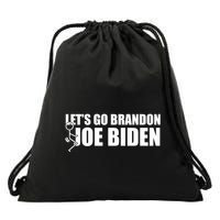 Let's Go Brandon F Joe Biden Funny Drawstring Bag
