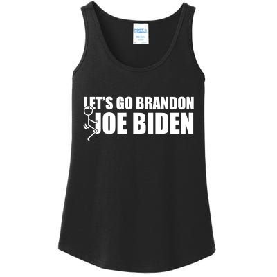 Let's Go Brandon F Joe Biden Funny Ladies Essential Tank