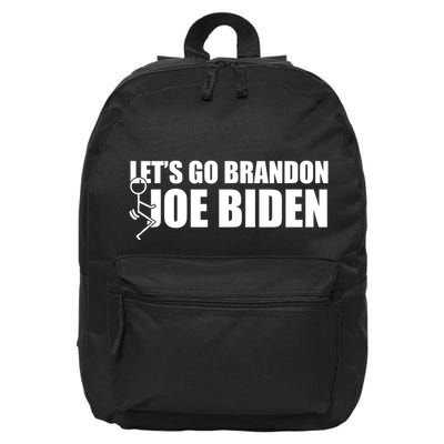 Let's Go Brandon F Joe Biden Funny 16 in Basic Backpack