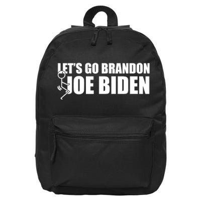 Let's Go Brandon F Joe Biden Funny 16 in Basic Backpack