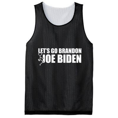 Let's Go Brandon F Joe Biden Funny Mesh Reversible Basketball Jersey Tank