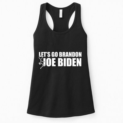 Let's Go Brandon F Joe Biden Funny Womens Tank Top