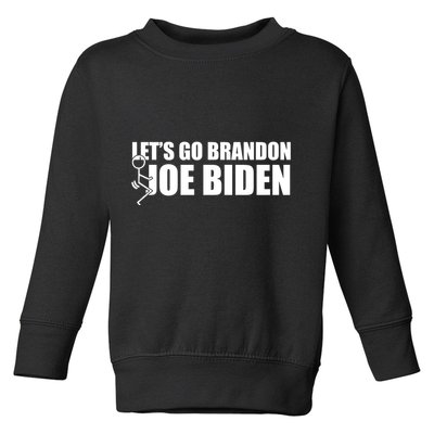 Let's Go Brandon F Joe Biden Funny Toddler Sweatshirt