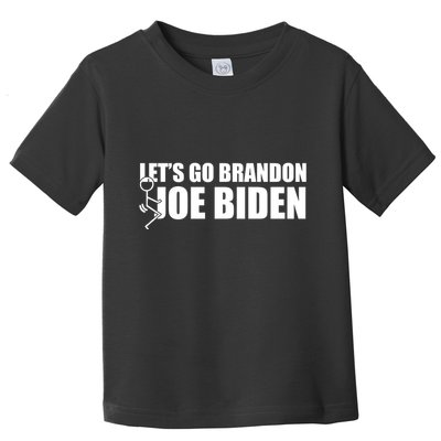 Let's Go Brandon F Joe Biden Funny Toddler T-Shirt