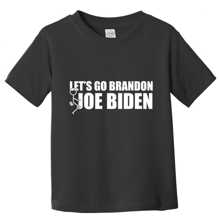 Let's Go Brandon F Joe Biden Funny Toddler T-Shirt