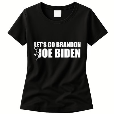 Let's Go Brandon F Joe Biden Funny Womens T-Shirt