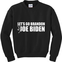Let's Go Brandon F Joe Biden Funny Kids Sweatshirt
