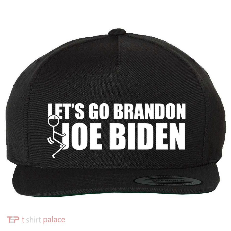 Let's Go Brandon F Joe Biden Funny Wool Snapback Cap