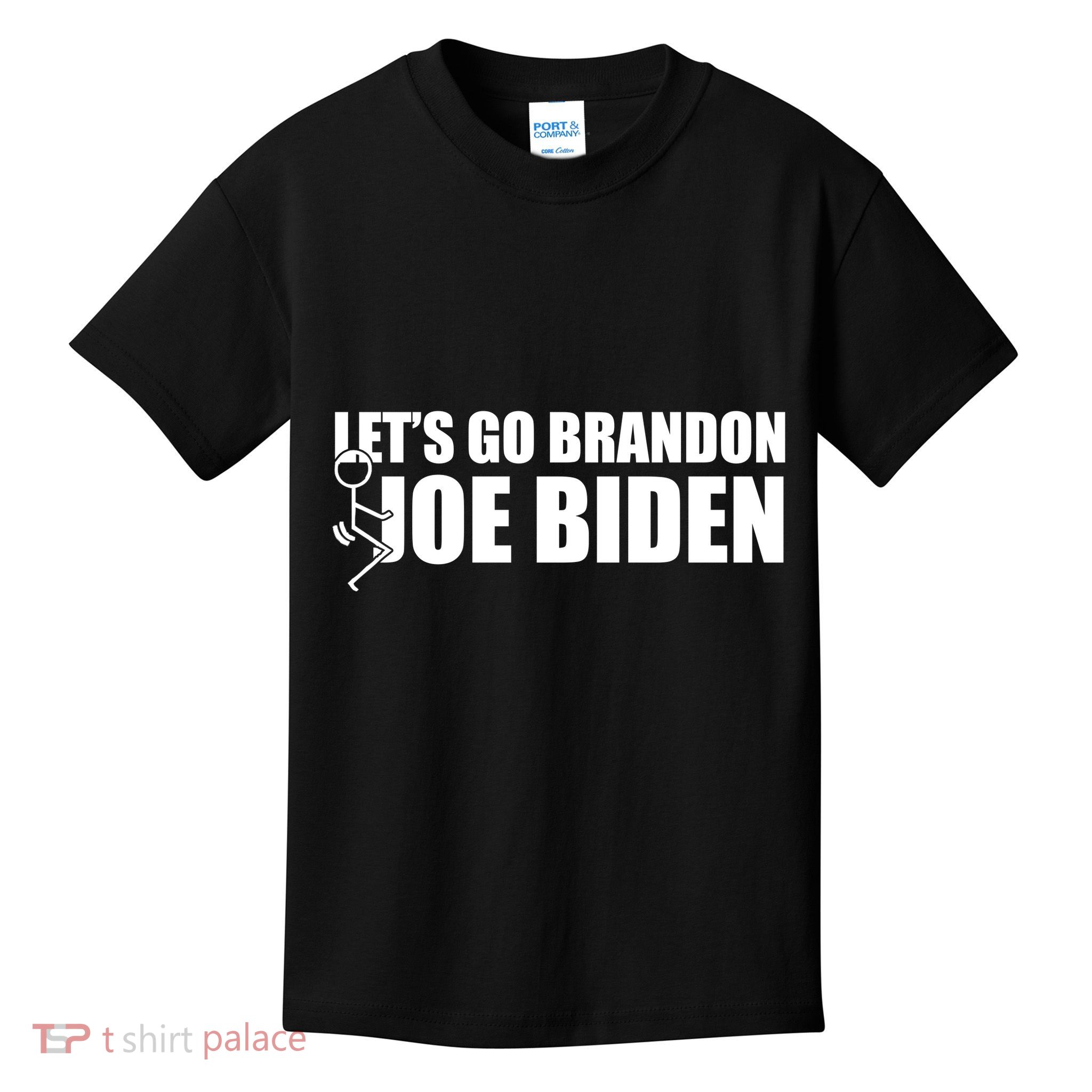 Let's Go Brandon F Joe Biden Funny Kids T-Shirt