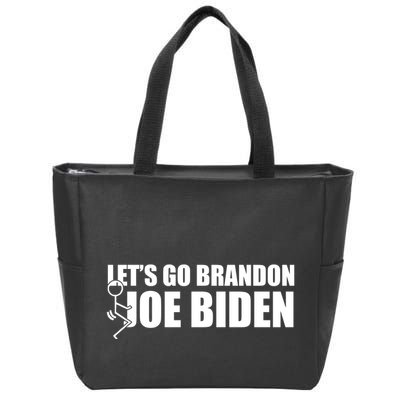 Let's Go Brandon F Joe Biden Funny Zip Tote Bag
