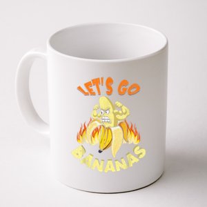 LetS Go Banana Muscle Banana Meme Funny Banana Coffee Mug