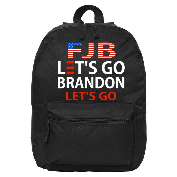 Let's Go Brandon Let's Go 16 in Basic Backpack