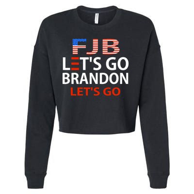 Let's Go Brandon Let's Go Cropped Pullover Crew