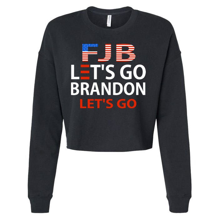 Let's Go Brandon Let's Go Cropped Pullover Crew