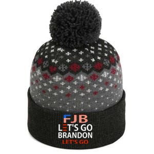 Let's Go Brandon Let's Go The Baniff Cuffed Pom Beanie