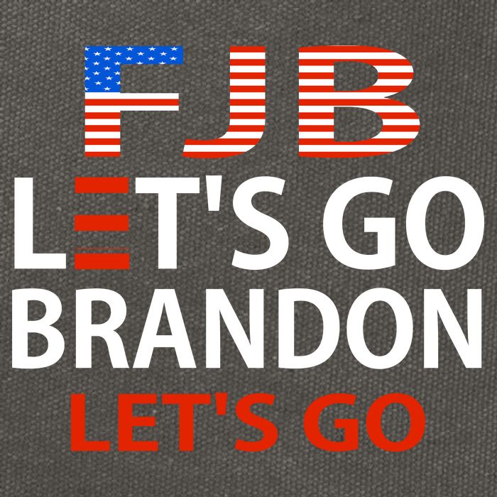 Let's Go Brandon Let's Go Cotton Canvas Backpack