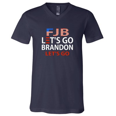 Let's Go Brandon Let's Go V-Neck T-Shirt