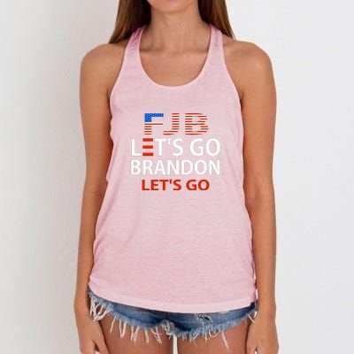 Let's Go Brandon Let's Go Women's Knotted Racerback Tank