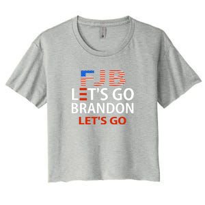 Let's Go Brandon Let's Go Women's Crop Top Tee