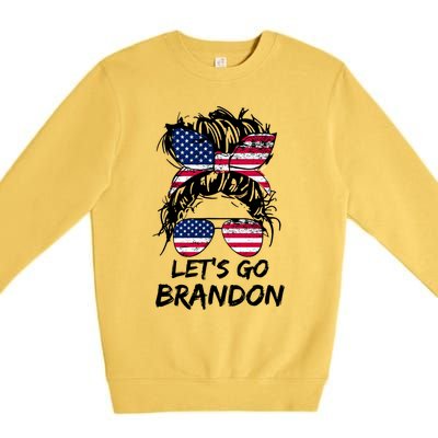 Lets Go Brandon Lets Go Brandon Tees Meaningful Gift Premium Crewneck Sweatshirt