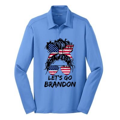 Lets Go Brandon Lets Go Brandon Tees Meaningful Gift Silk Touch Performance Long Sleeve Polo