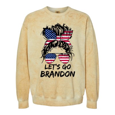 Lets Go Brandon Lets Go Brandon Tees Meaningful Gift Colorblast Crewneck Sweatshirt