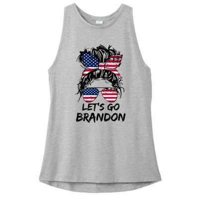 Lets Go Brandon Lets Go Brandon Tees Meaningful Gift Ladies PosiCharge Tri-Blend Wicking Tank