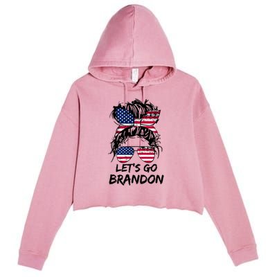 Lets Go Brandon Lets Go Brandon Tees Meaningful Gift Crop Fleece Hoodie