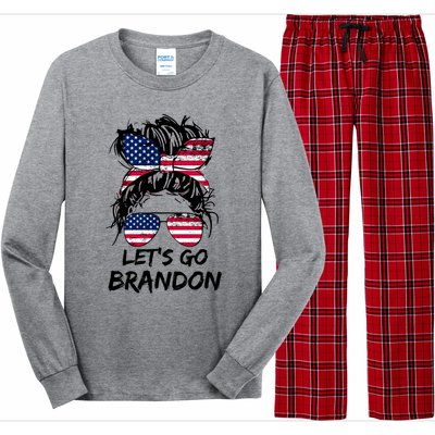 Lets Go Brandon Lets Go Brandon Tees Meaningful Gift Long Sleeve Pajama Set