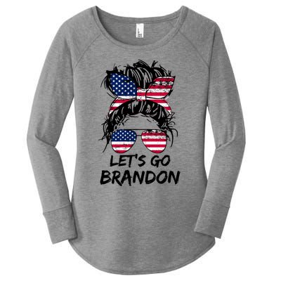 Lets Go Brandon Lets Go Brandon Tees Meaningful Gift Women's Perfect Tri Tunic Long Sleeve Shirt