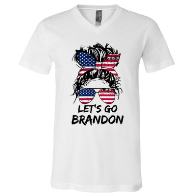 Lets Go Brandon Lets Go Brandon Tees Meaningful Gift V-Neck T-Shirt