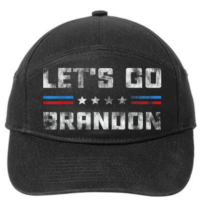 Let’s Go Brandon Conservative US Flag Gifts 7-Panel Snapback Hat