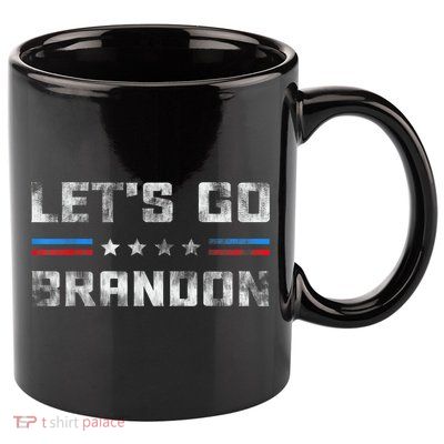 Let’s Go Brandon Conservative US Flag Gifts 11oz C Handle Ceramic Mug