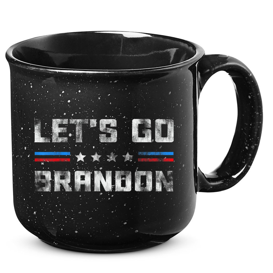 Let’s Go Brandon Conservative US Flag Gifts 15oz Campfire Ceramic Mug