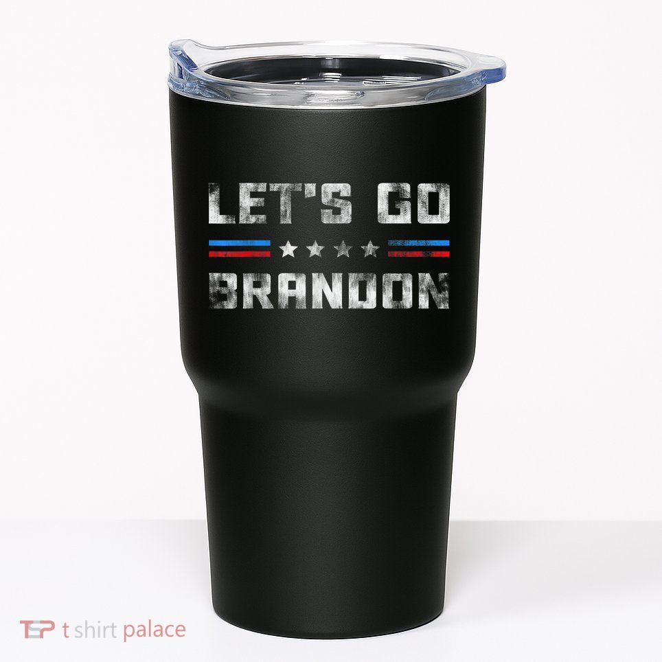 Let’s Go Brandon Conservative US Flag Gifts Tumbler