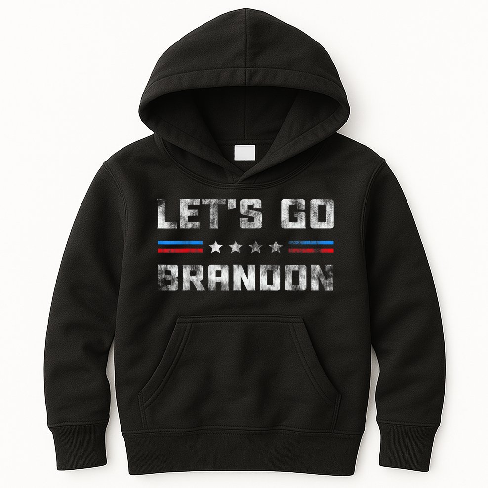 Let’s Go Brandon Conservative US Flag Gifts Kids Hoodie