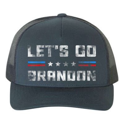 Let’s Go Brandon Conservative US Flag Gifts Yupoong Adult 5-Panel Trucker Hat