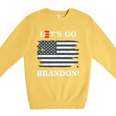 LetS Go Brandon Biden E Design #Fjb Premium Crewneck Sweatshirt