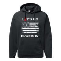 LetS Go Brandon Biden E Design #Fjb Performance Fleece Hoodie