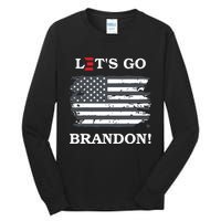 LetS Go Brandon Biden E Design #Fjb Tall Long Sleeve T-Shirt