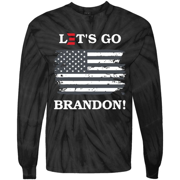 LetS Go Brandon Biden E Design #Fjb Tie-Dye Long Sleeve Shirt