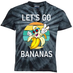 Lets Go Bananas Funny Jokes Sarcastic Sayings Kids Tie-Dye T-Shirt