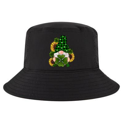 Love Gnomes Buffalo Plaid Shamrock Irish Lucky Patrick's Day Gift Cool Comfort Performance Bucket Hat