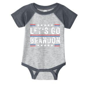 Lets Go Brandon Funny Trendy Sarcastic Lets Go Brandon Infant Baby Jersey Bodysuit