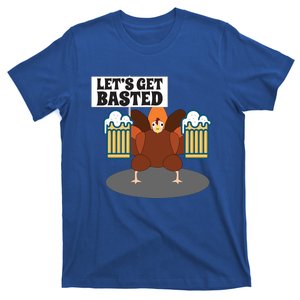 Let’S Get Basted Funny Thanksgiving Family Dinner Food Humor Funny Gift T-Shirt