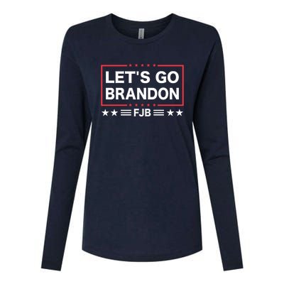 Lets Go Brandon | FJB | Fuck Joe Biden Womens Cotton Relaxed Long Sleeve T-Shirt